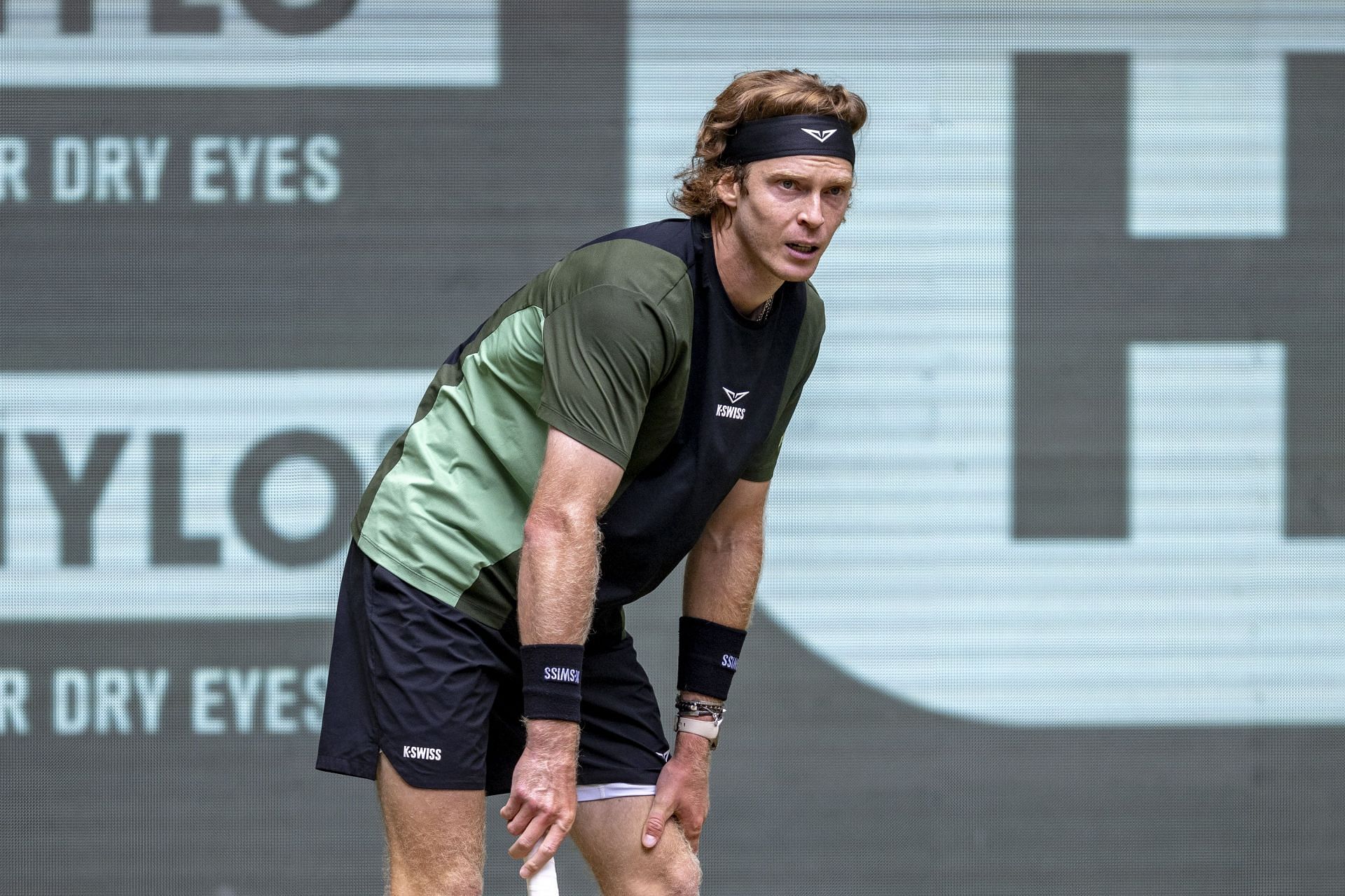 Andrey Rublev at the Terra Wortmann Open 2025. (Photo: Getty)